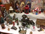 Miniature winter village