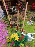 Miniature gardening set