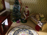 Christmas scene Santa