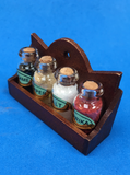 Salt and pepper rack miniature
