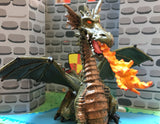 Green terrifying dragon