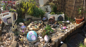 My fairy garden rockery