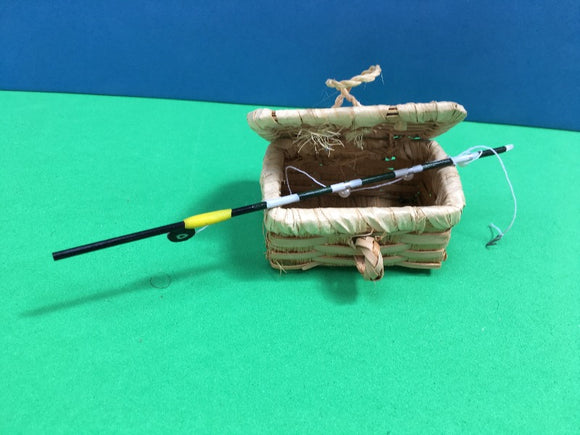 Fishing rod and basket