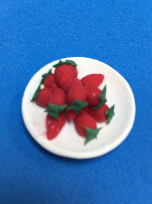 Strawberries on a plate