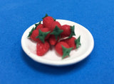Plate of mini strawberries