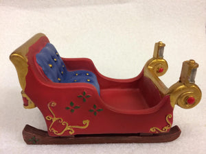 Miniature Christmassy sleigh