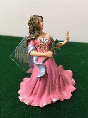 PVC fairy figure pink dress