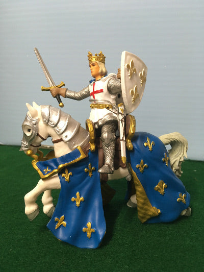 Knight on horseback PVC figures
