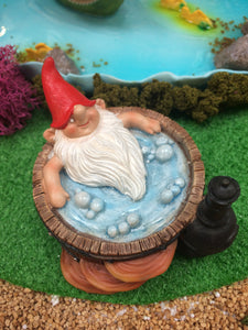 Gnome in Hot Tub