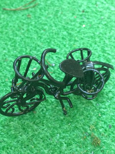 Miniature bicycle scenic