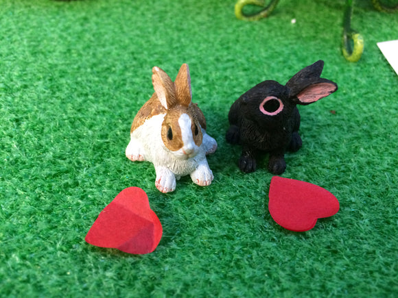 Pair of sweet rabbits