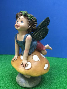Fairy on a toadstool ornament