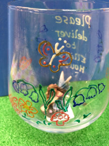 Fairy in a personalised glass
