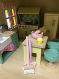 Dolls house wooden kitchen