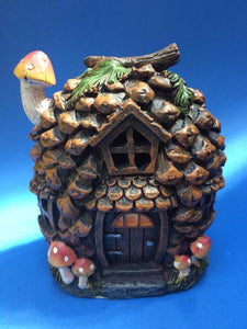 Pine corn fairy house