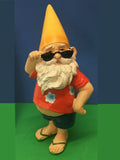 Beach gnome with sunglasses