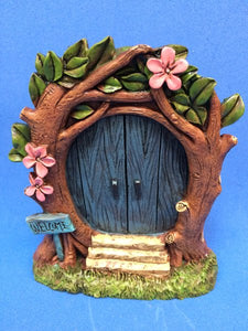 Forest blue fairy door
