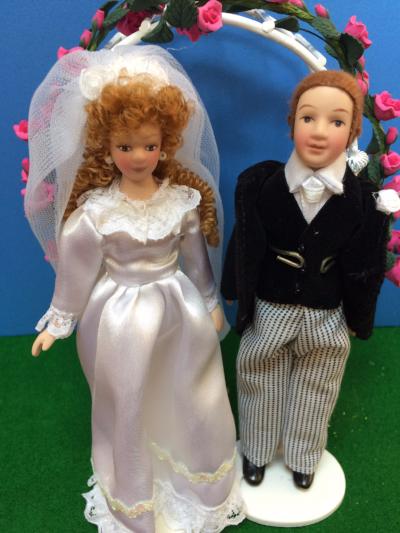 Bride and Groom dolls
