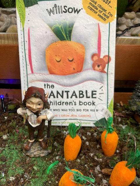 Carrot plantable book