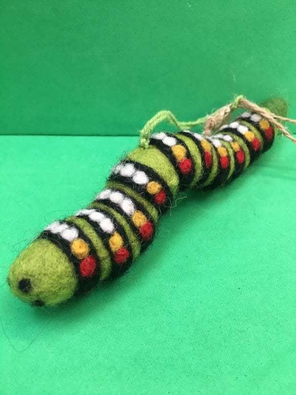 felt caterpillar