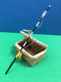 Fishing rod and basket