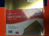 Gold and silver card