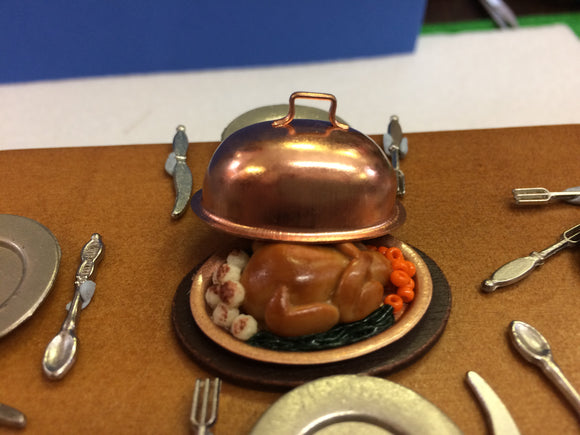 Miniature turkey dinner