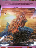 Crystal art card mermaid