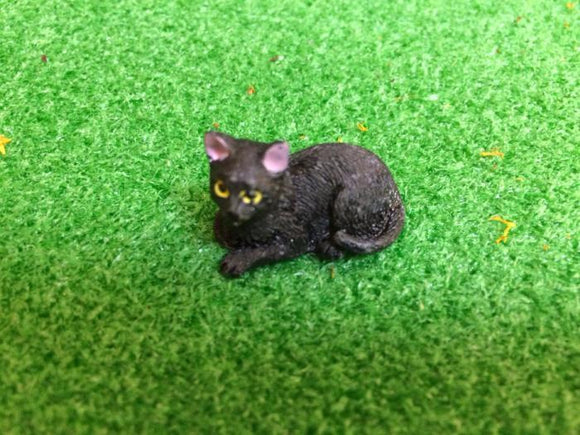 black cat - ceramic mini