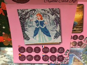 Crystal art princess card