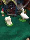 Sheep and goose on fairy farm