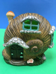 sea shell fairy house