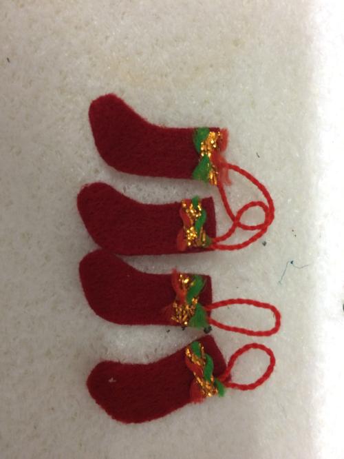 Miniature Christmas stockings