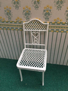 White Wire Chair